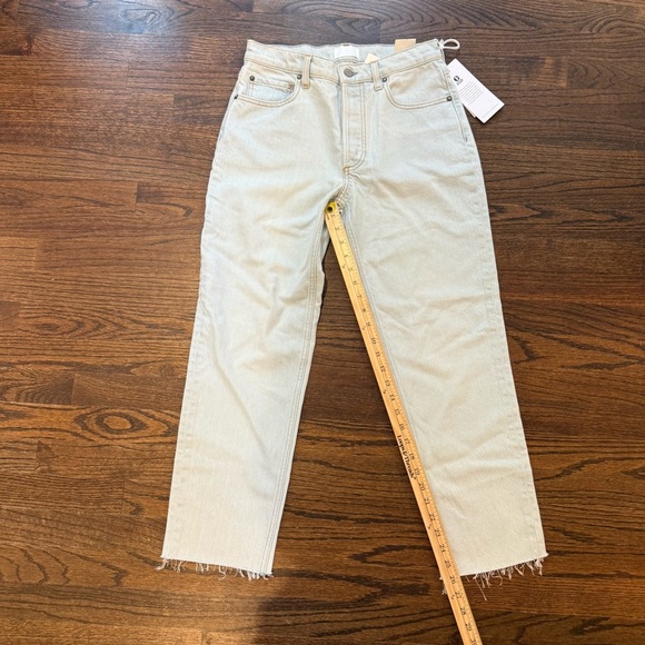 NWT Boyish The Billy High Rise Skinny Tommy Style Stagecoach Wash Raw Hem Jeans - Picture 9 of 11